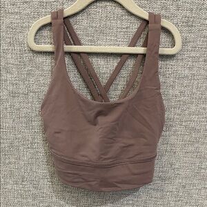 Lululemon Longline Purple Sports Bra